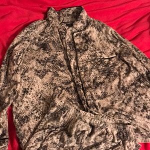 Donna Karan Velour pajama set